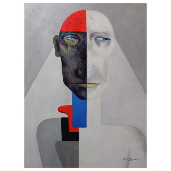 Berberyan, "Always Within Us" Hand Signed Original Painting on Canvas with Letter of Authenticity.