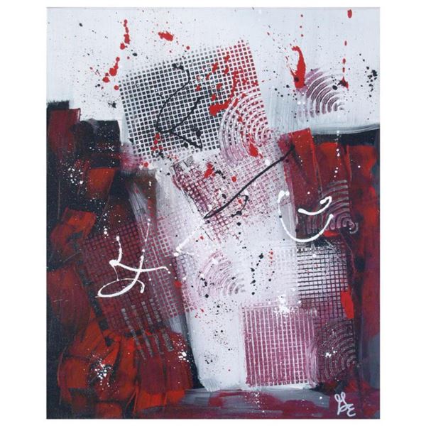 George Marlowe, "Too Many Windows" Original Acrylic Painting on Gallery Wrapped Canvas, Hand Signed 