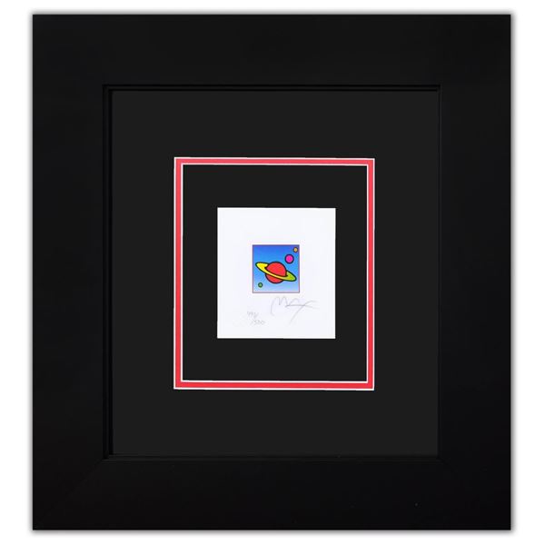 Peter Max- Original Lithograph "COSMIC SATURN II (Mini)"