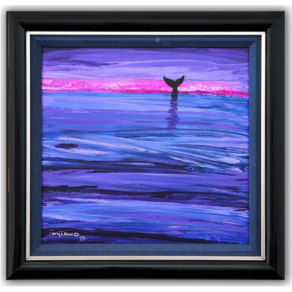 Wyland- Original Painting on Canvas "Streams of light in the sea"