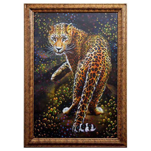 Vera V. Goncharenko- Original Giclee on Canvas "Looking For Food"