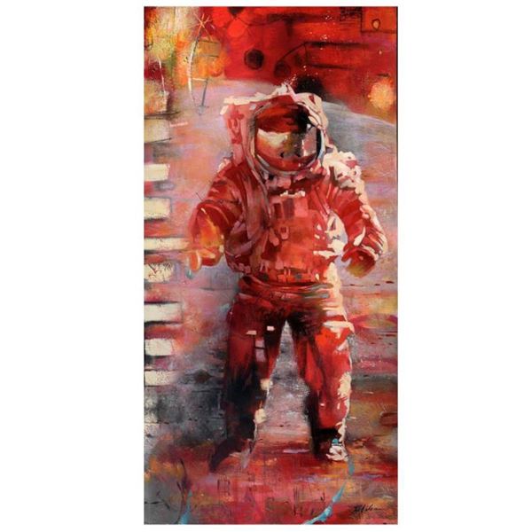 John & Elli Milan, "The Highest Heights" Hand Signed Original Painting with COA.