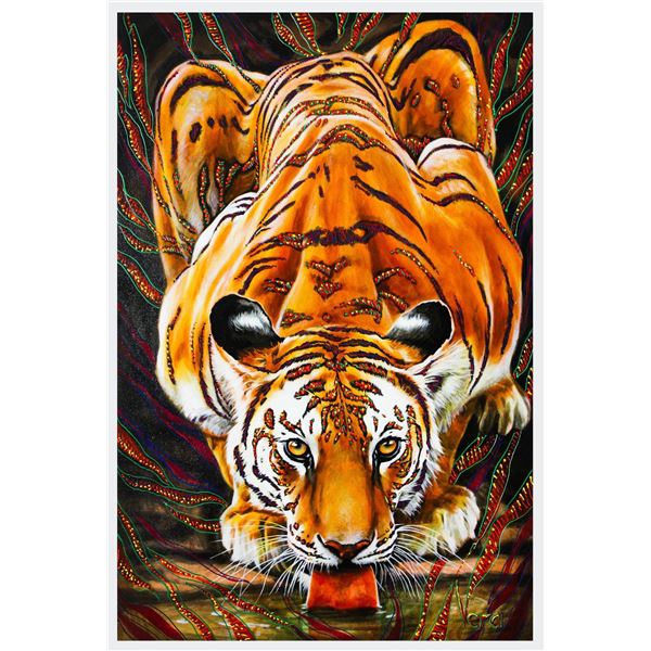 Vera V. Goncharenko- Original Oil on Canvas "Looking For Water"