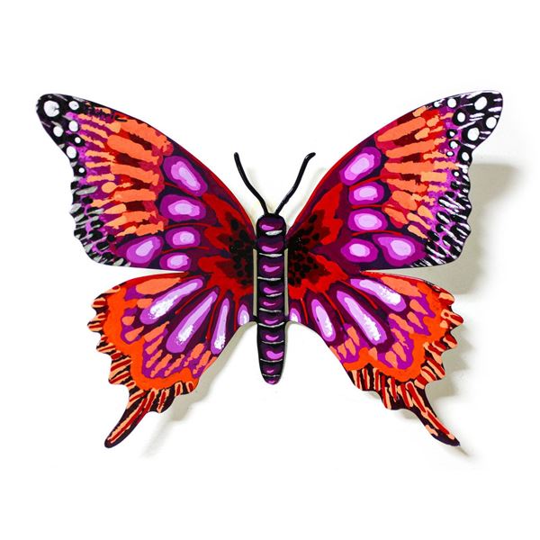 Patricia Govezensky- Original Painting on Cutout Steel "Butterfly CXCI"