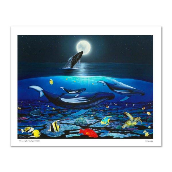 "The Living Sea" Limited Edition Giclee on Canvas by Renowned Artist Wyland, Numbered and Hand Signe