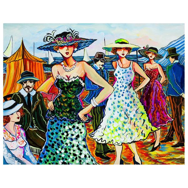 Patricia Govezensky- Original Acrylic on Canvas "Family Event"