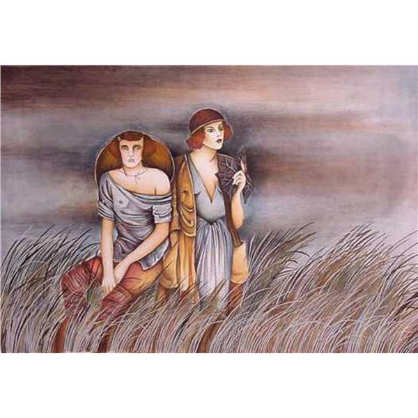 Haya Ran- Original Serigraph "Expectation"