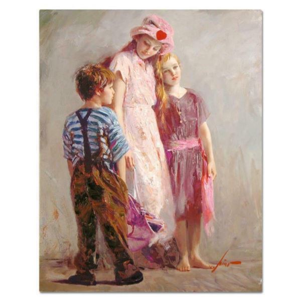 Pino (1939-2010), "The Spirit of Love" Artist Embellished Limited Edition on Canvas, AP Numbered and