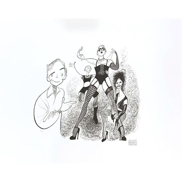 Al Hirschfeld- Original Lithograph on Paper "Rocky Horror Picture Show"