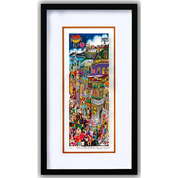 Charles Fazzino- 3D Construction Silkscreen Serigraph "Return, Rebuild, ReNew Orleans"
