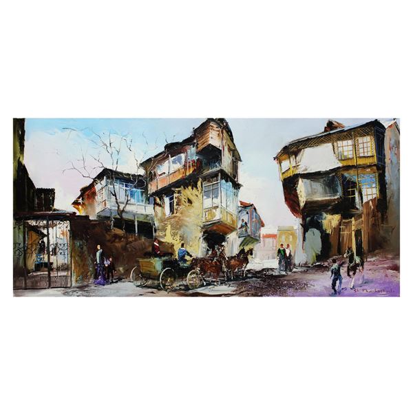 Shalva Phachoshvili- Original Oil on Canvas "Morning"