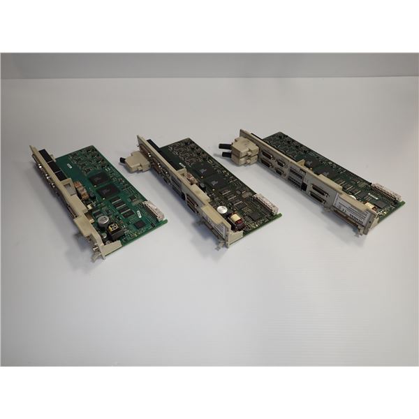 (3) Siemens # 1P 6SN1118-0DM33-0AA2 Cards