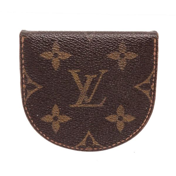 Louis Vuitton Brown Monogram Canvas Coin Purse Wallet