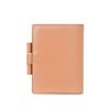 Image 2 : Hermes Peach Leather Mini Agenda Wallet