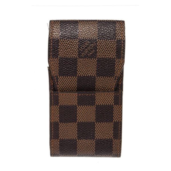 Louis Vuitton Brown Damier Canvas Cigarette Case Clutch