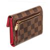 Image 3 : Louis Vuitton Brown Damier Canvas Joey Wallet