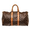 Image 1 : Louis Vuitton Brown Monogram Keepall 45cm Travel Bag