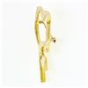 Image 5 : Tiffany & Co. Paloma Picasso Graffiti 18k Yellow Gold Open Cat Ribbon Brooch Pin