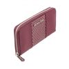 Image 2 : Michael Kors Purple Studded Leather Jet Set Continental Zippy Wallet