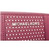 Image 5 : Michael Kors Purple Studded Leather Jet Set Continental Zippy Wallet