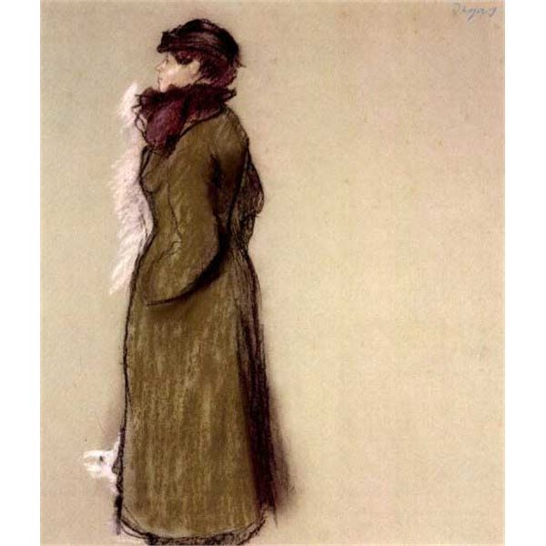 Edgar Degas - Portrait Of Ellen Andree