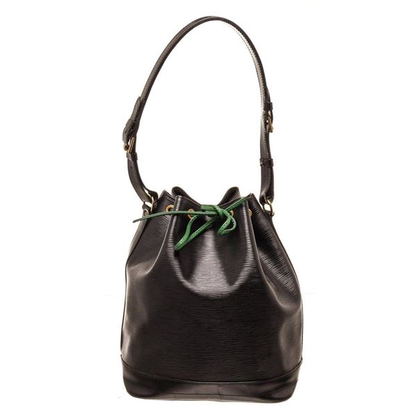 Louis Vuitton Black Epi Leather Noe GM Bucket Bag