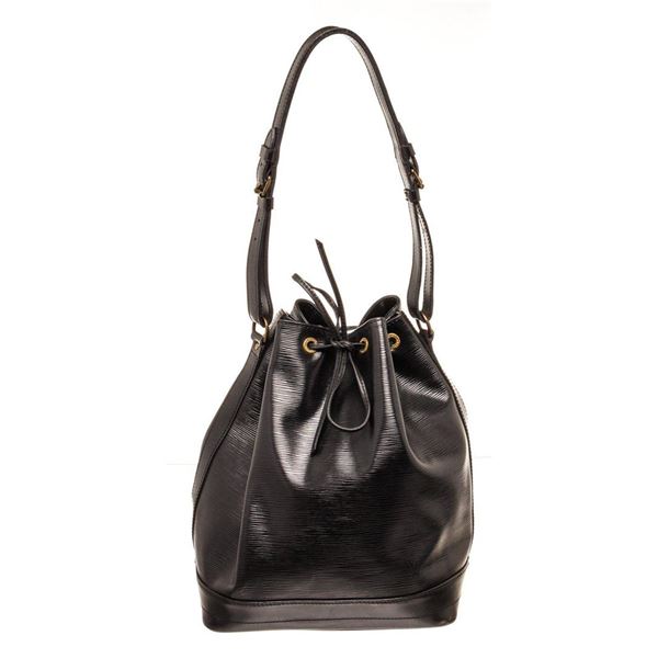Louis Vuitton Black Epi leather Noe GM Bucket Bag
