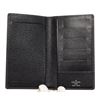 Image 6 : Louis Vuitton Black Leather Checkbook Cover Wallet