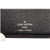 Image 7 : Louis Vuitton Black Leather Checkbook Cover Wallet