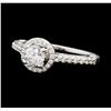 Image 1 : 0.79 ctw Diamond Ring - 14KT White Gold