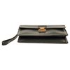 Image 4 : Louis Vuitton Green Taiga Leather Serviette Clutch Bag