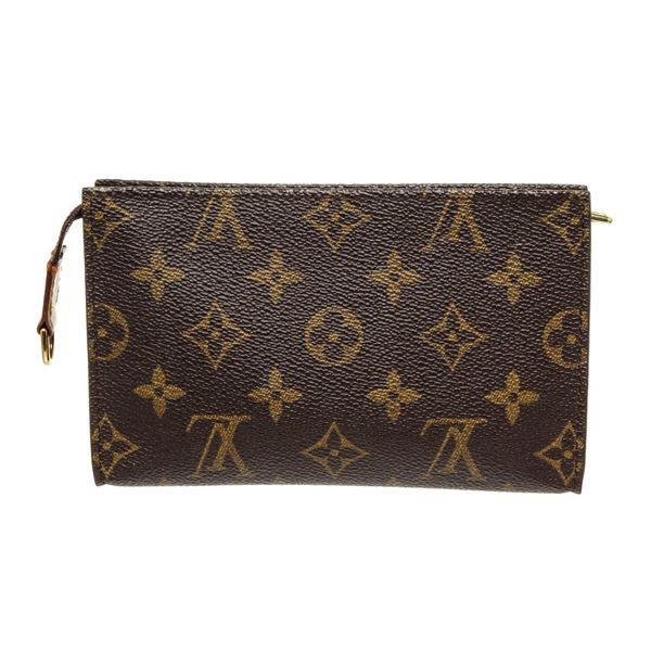 Louis Vuitton Brown Monogram Canvas Pouch Wallet