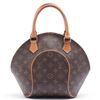 Image 1 : Louis Vuitton Monogram Canvas Leather Ellipse PM Bag