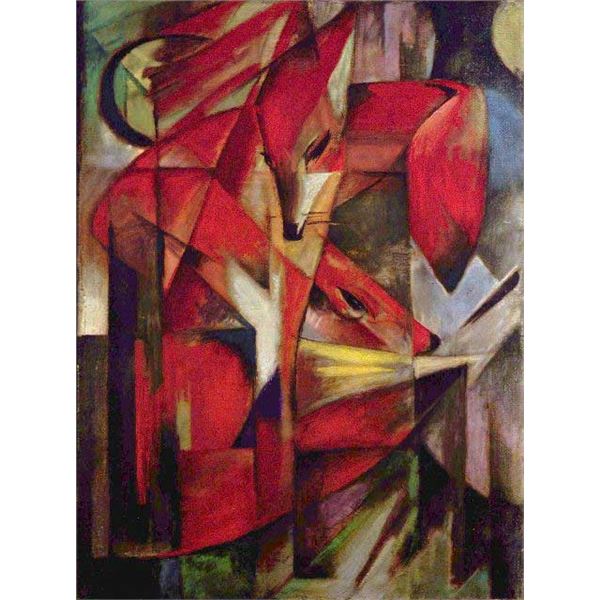 Franz Marc - Foxes