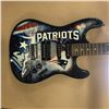 Image 1 : Limited Edition Work of Art New England Patriots Guitar