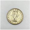 Image 2 : 1954 1 Florin - Elizabeth II 1st portrait - without "F:D:"