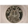 Image 1 : 1 TROY OZ .999 FINE SILVER PROOF ROUND "GARFIELD"