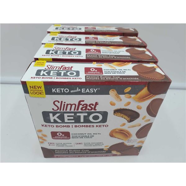 SlimFast Keto Peanut Butter Cups (4 x 14-7g)