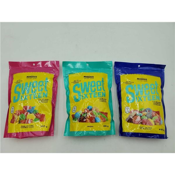Mondoux Sweet Sixteen Assorted (3 x 400g)
