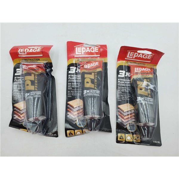 LePage Premium PL Adhesive (3 x 118ml)