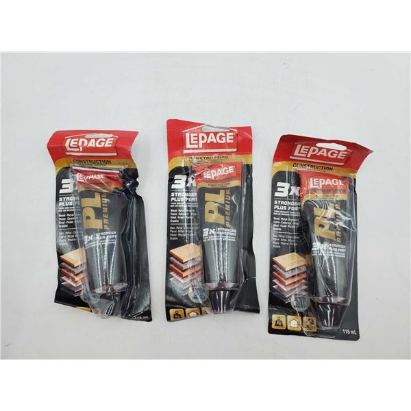 LePage Premium PL Adhesive (3 x 118ml)