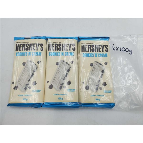 Hershey's Cookies 'n Creme Candy Bars (6 x 100g)