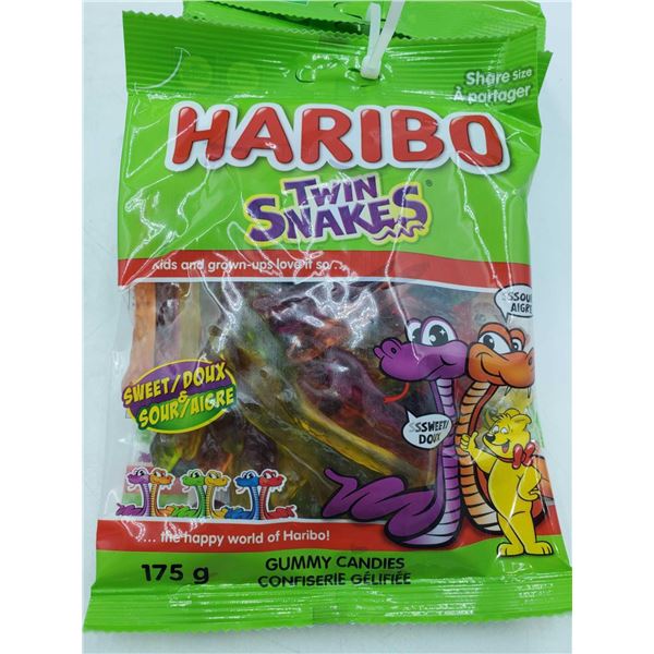 Haribo Twin Snakes Gummy Candies (6 x 175g)