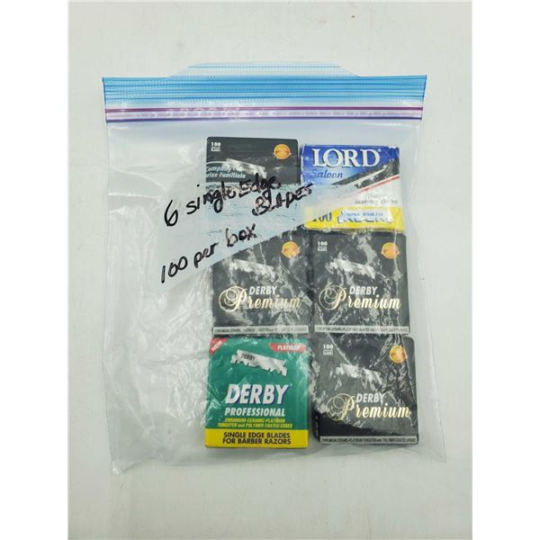 Single Edge Stainless Steel Premium Blades (100/box)