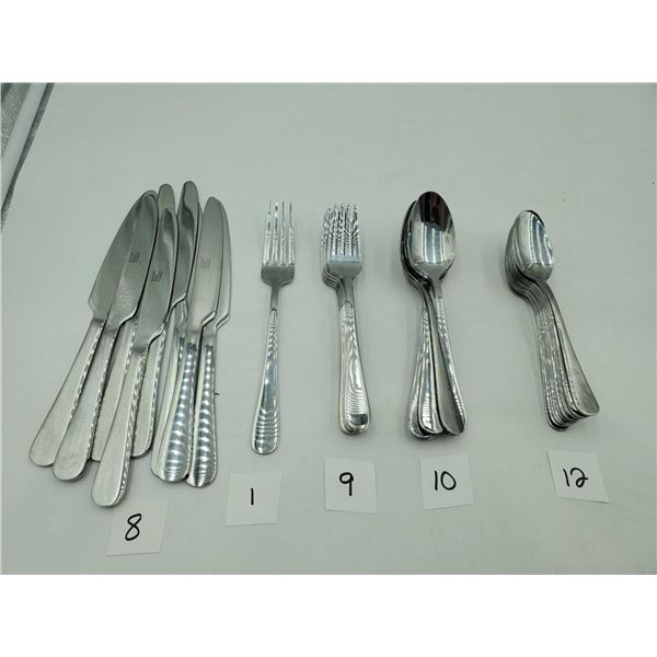 Lot of Gourmet Basics by Mikasa Assorted Cutlery