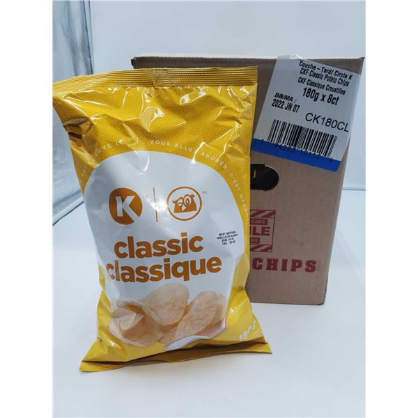 Circle K Classic Potato Chips (8 x 180ct)