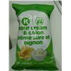 Image 2 : Circle K Sour Cream & Onion Potato Chips (8 x 180ct)