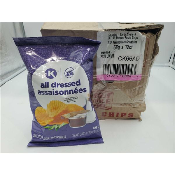 Circle K All Dressed Potato Chips 66g X 12ct circle-k-all-dressed-potato-chips-66g-x-12ct