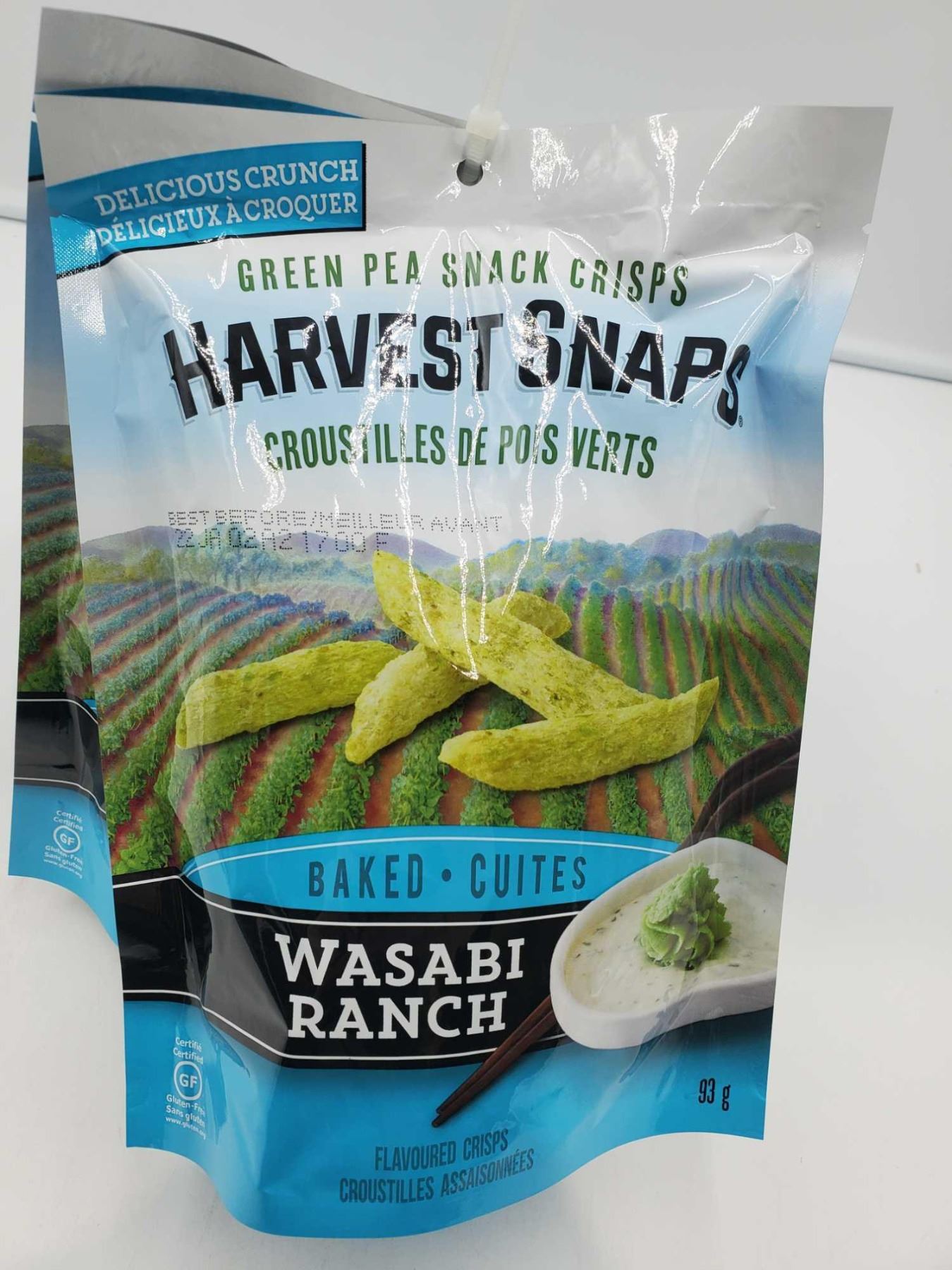 Wasabi Ranch Green Pea Harvest Snaps-Baked Wasabi Ranch (93g x 6)