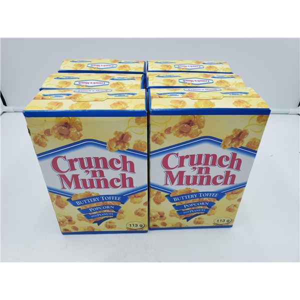 Crunch n' Munch Buttery Toffee Popcorn (6 x 113g)